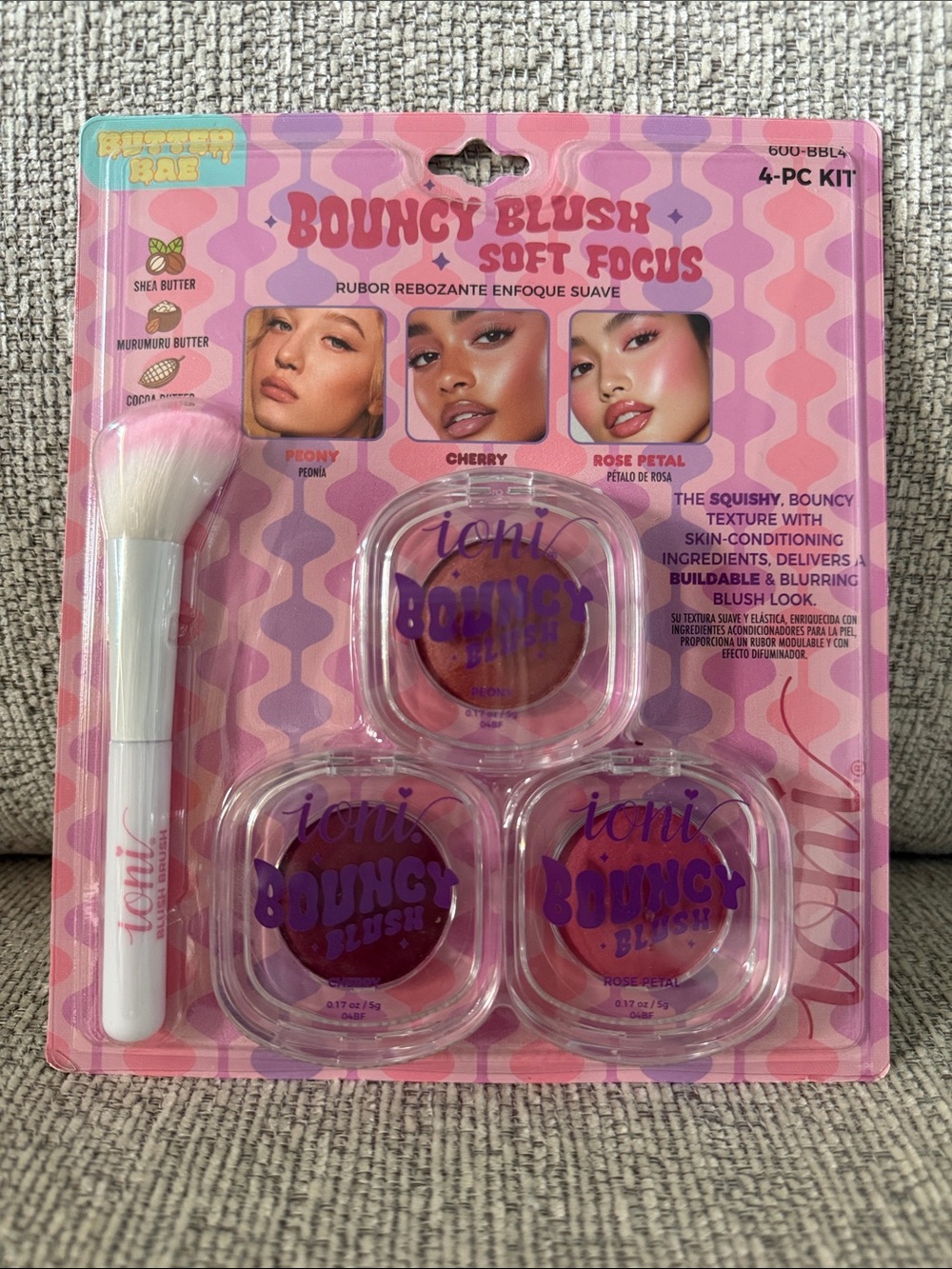 IONI Butter Bae Bouncy Blush Soft Focus 4 Piece Set